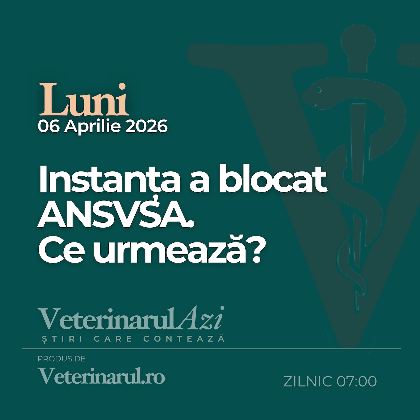 Veterinarul Azi Luni 06.04.2026 episode artwork