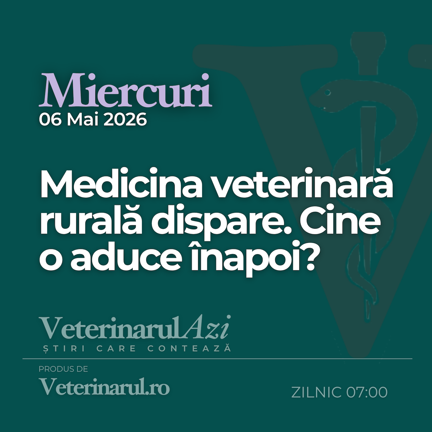 Veterinarul Azi Miercuri 06.05.2026 episode artwork