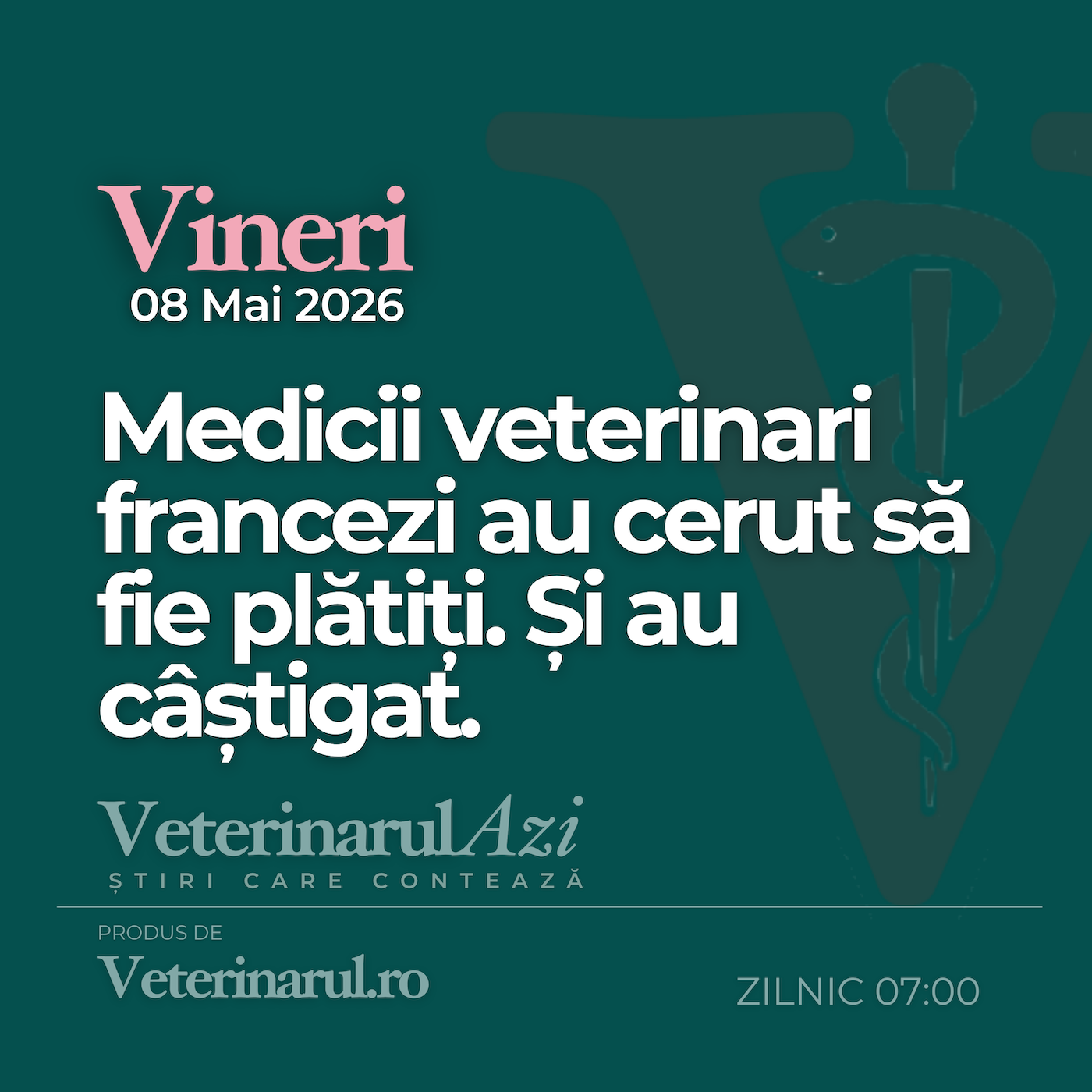 Veterinarul Azi Vineri 08.05.2026 episode artwork