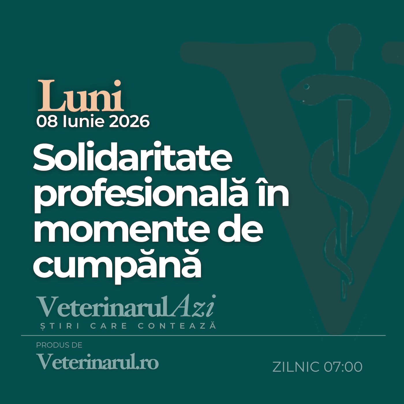 Veterinarul Azi Luni 08.06.2026 episode artwork