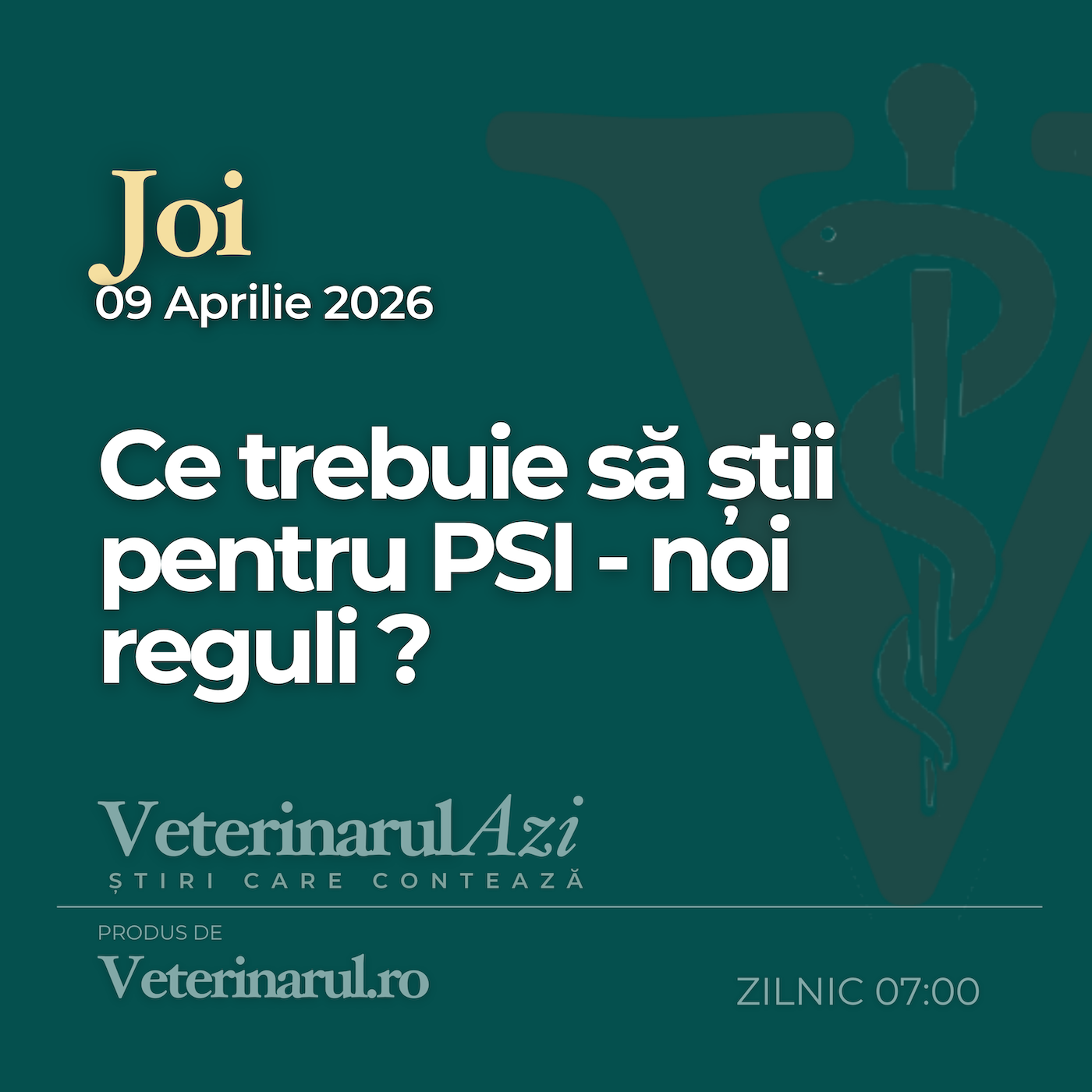 Veterinarul Azi Joi 09.04.2026 episode artwork