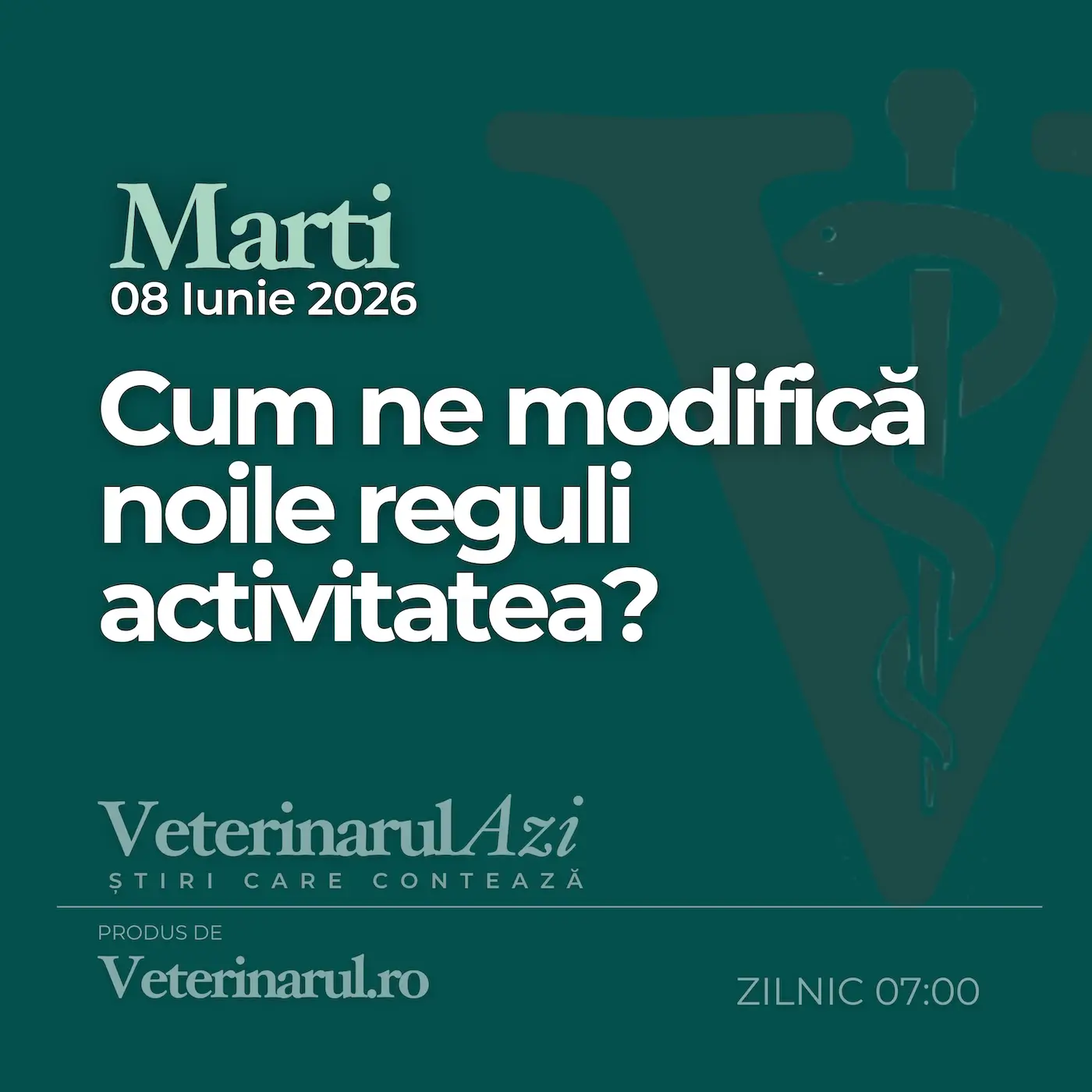 Veterinarul Azi Marti 09.06.2026