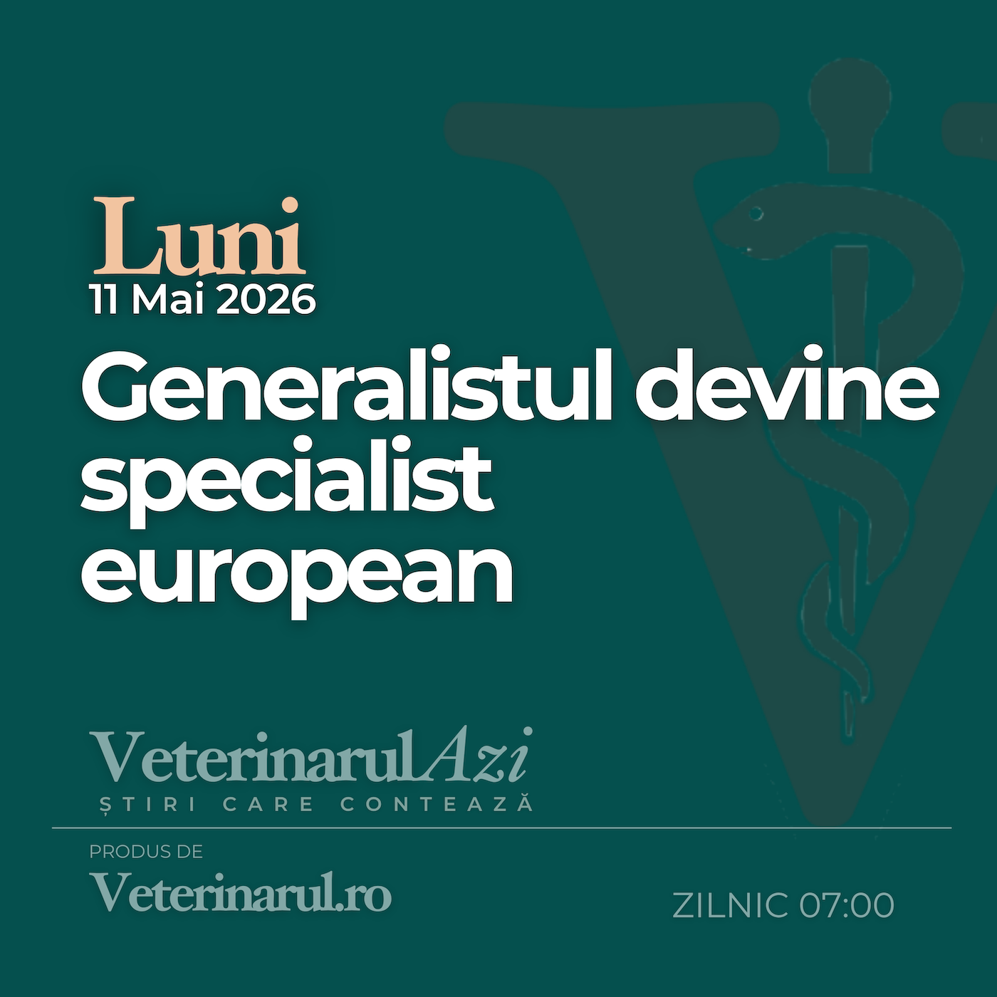 Veterinarul Azi Luni 11.05.2026 episode artwork
