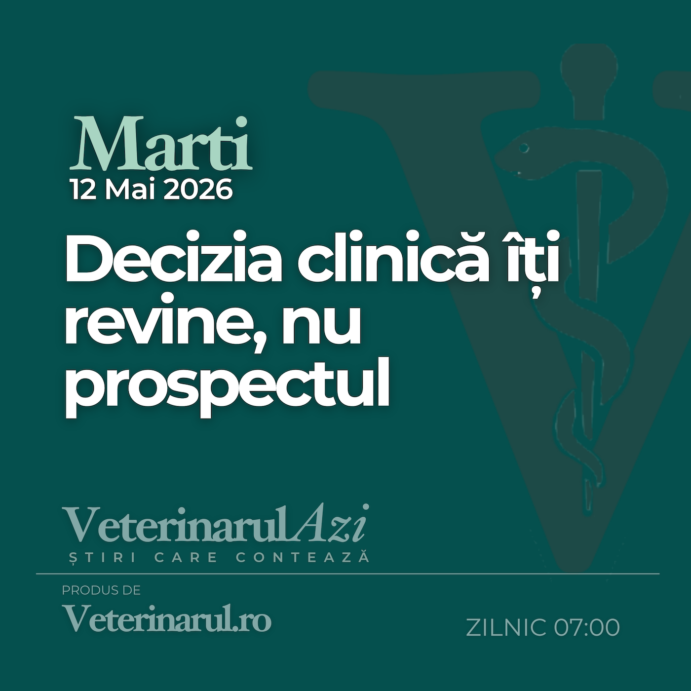 Veterinarul Azi Marți 12.05.2026 episode artwork