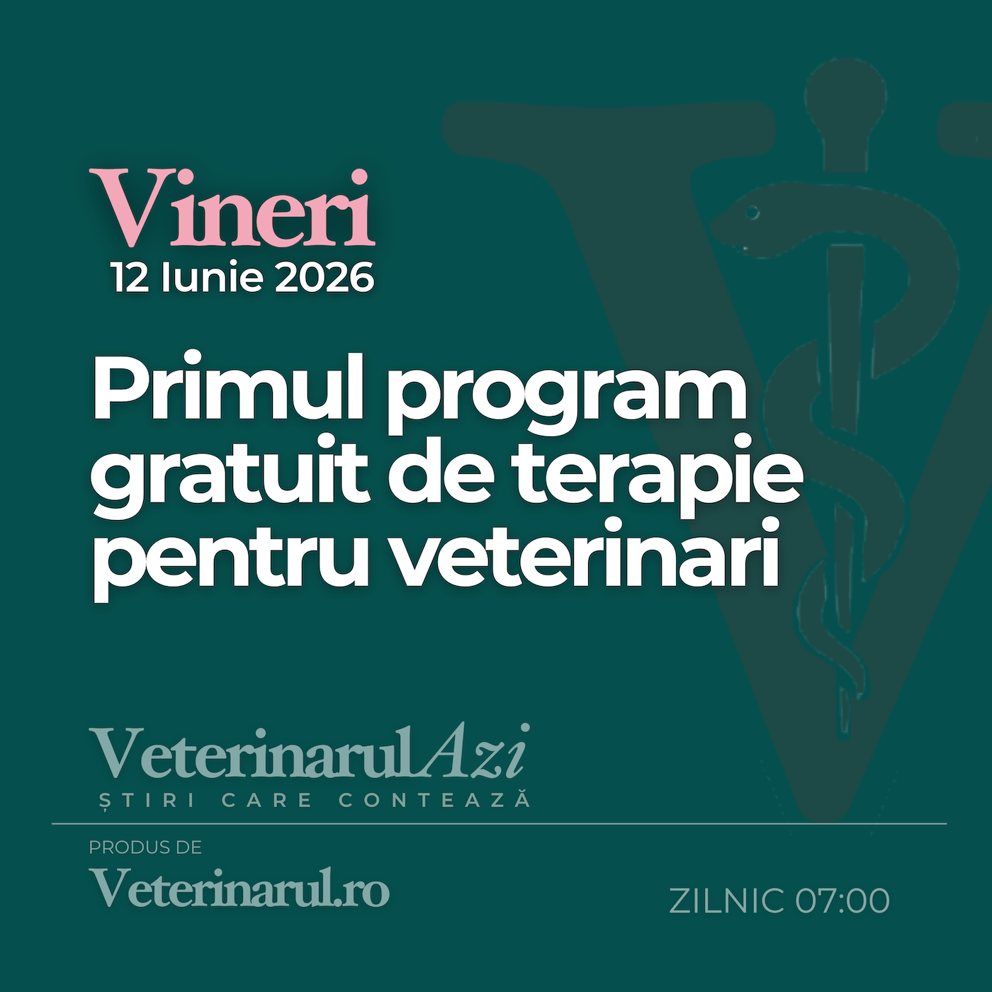 Veterinarul Azi Vineri 12.06.2026 episode artwork