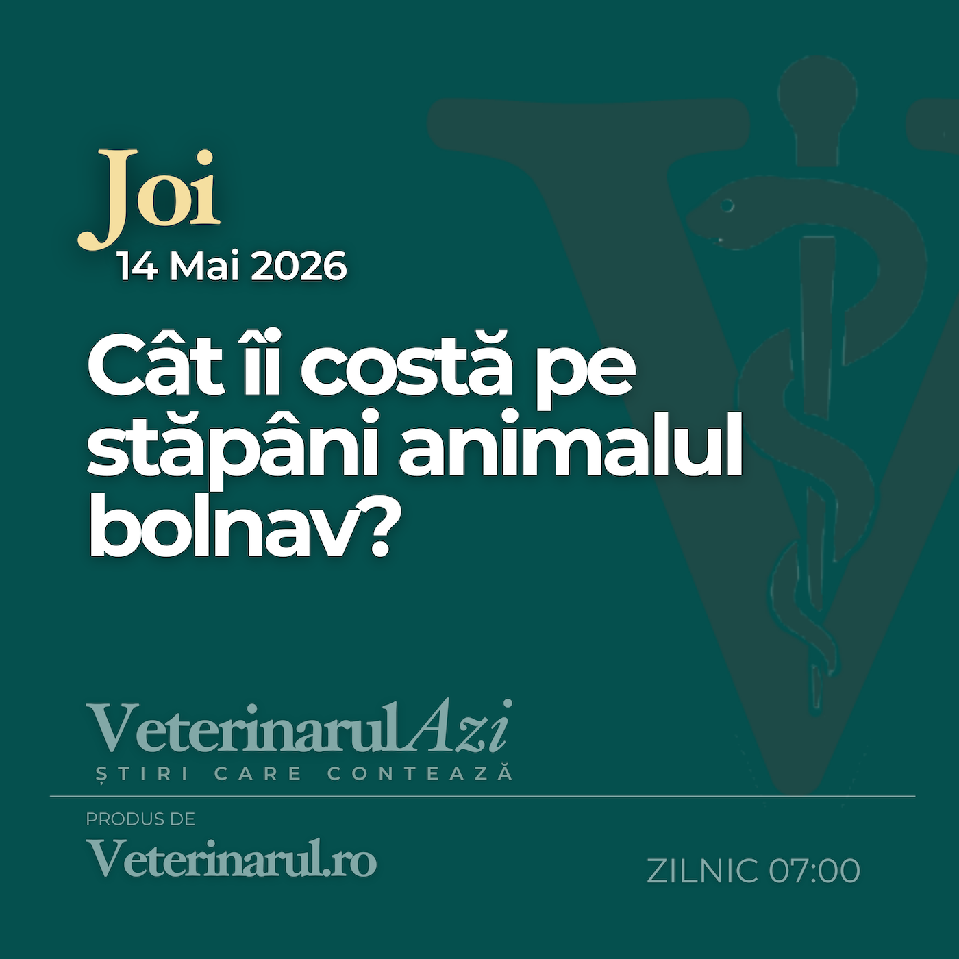 Veterinarul Azi Joi 14.05.2026 episode artwork