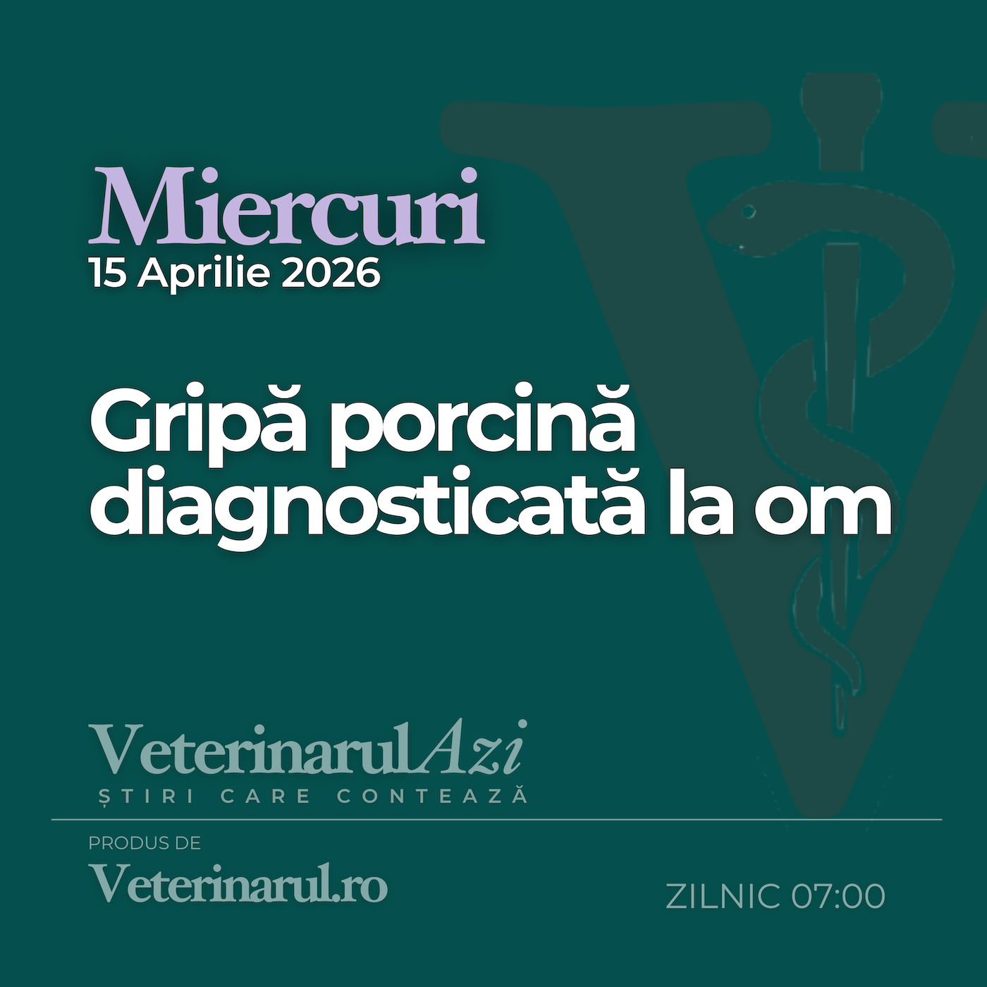 Veterinarul Azi Miercuri 15.04.2026 episode artwork