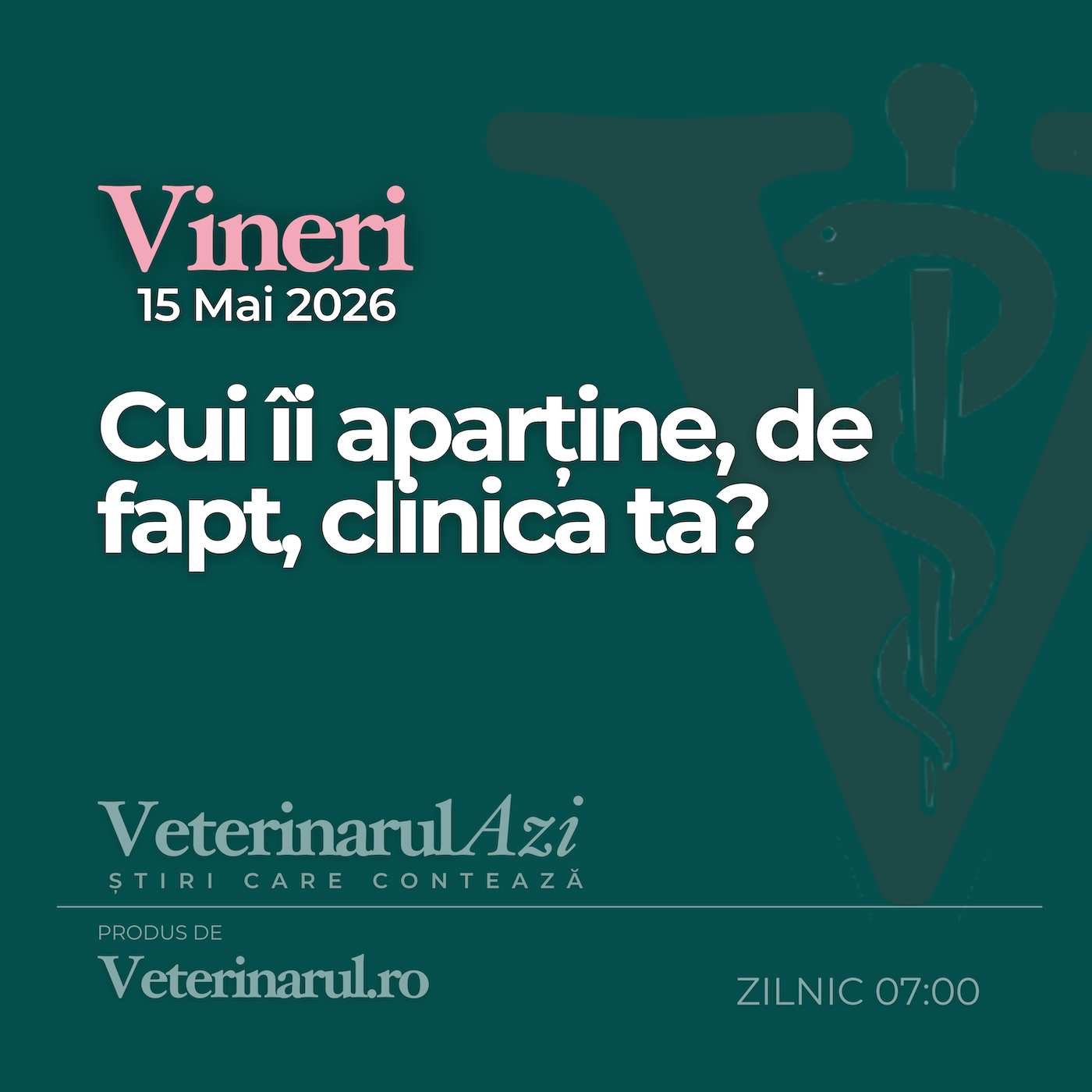 Veterinarul Azi Vineri 15.05.2026 episode artwork
