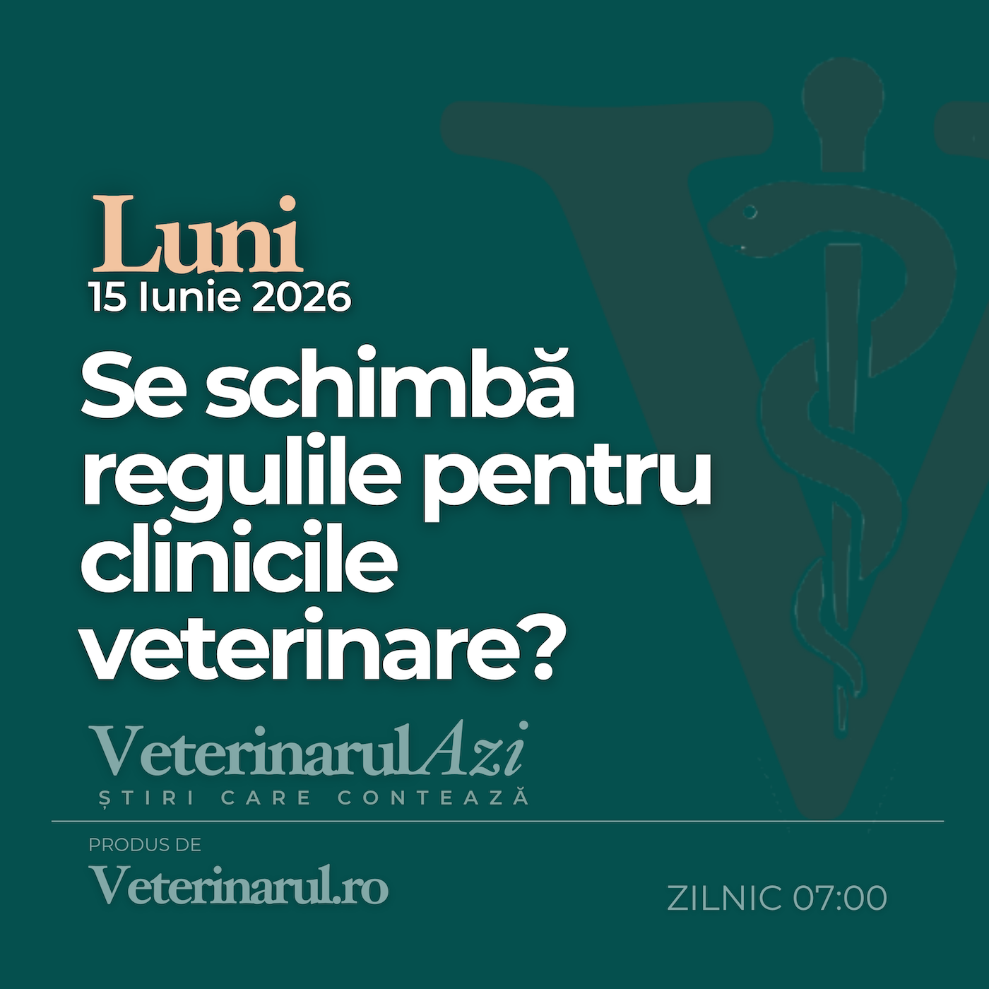 Veterinarul Azi Luni 15.06.2026 episode artwork