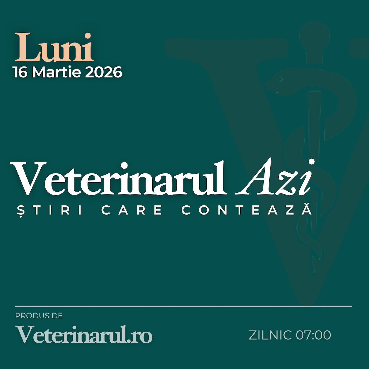 Veterinarul Azi 16.03.2026 episode artwork