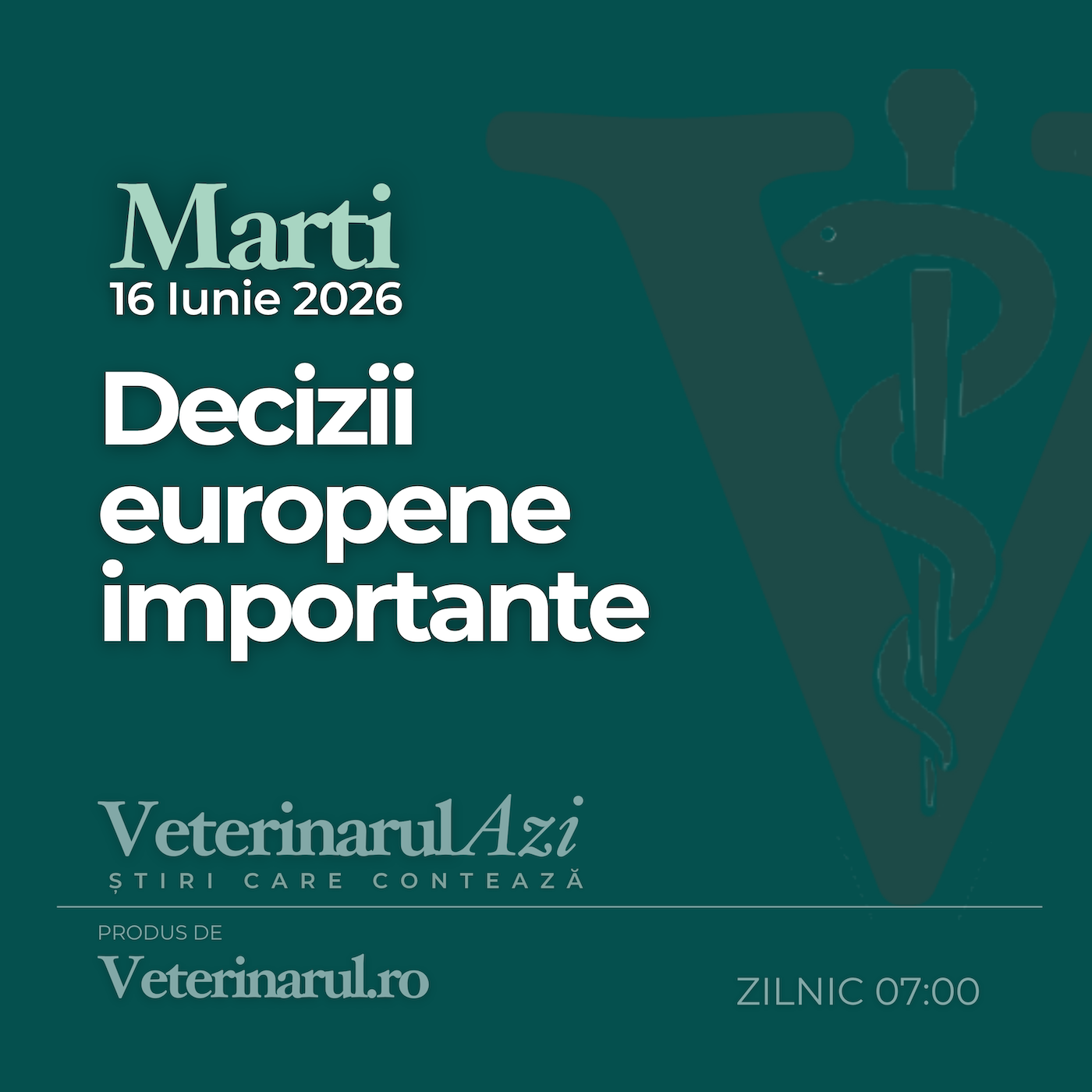 Veterinarul Azi Marți 16.06.2026 episode artwork