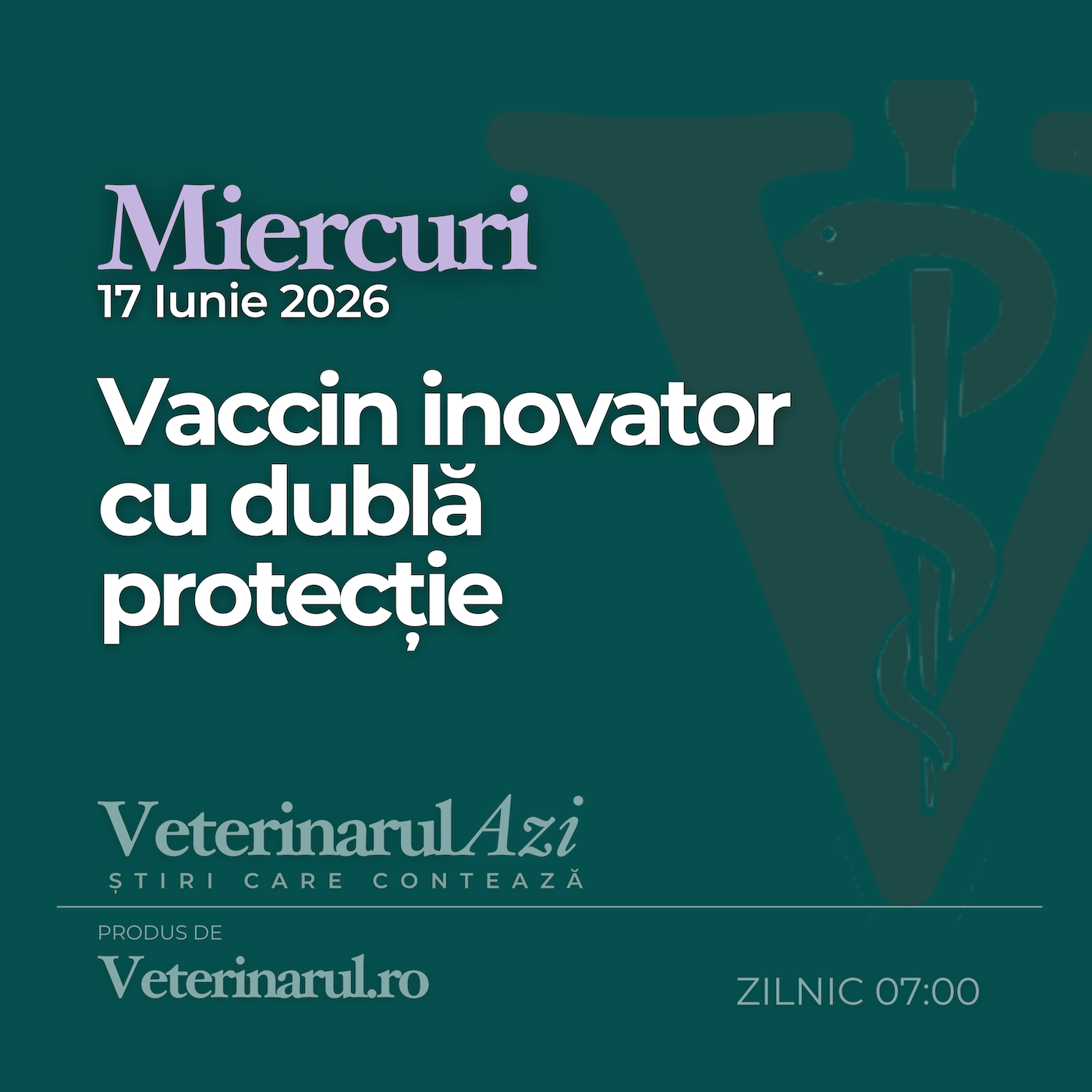 Veterinarul Azi Miercuri 17.06.2026 episode artwork