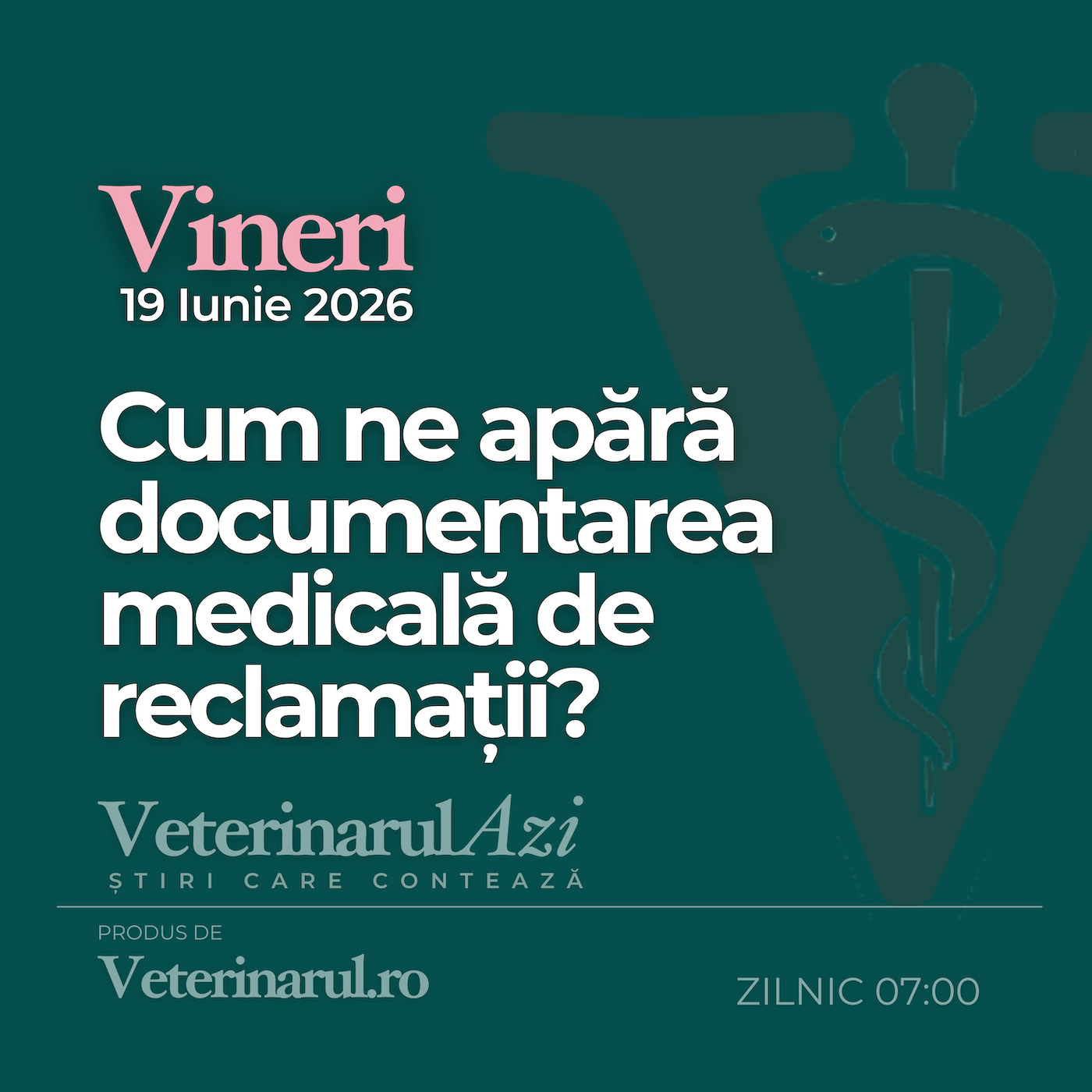 Veterinarul Azi Vineri 19.06.2026 episode artwork