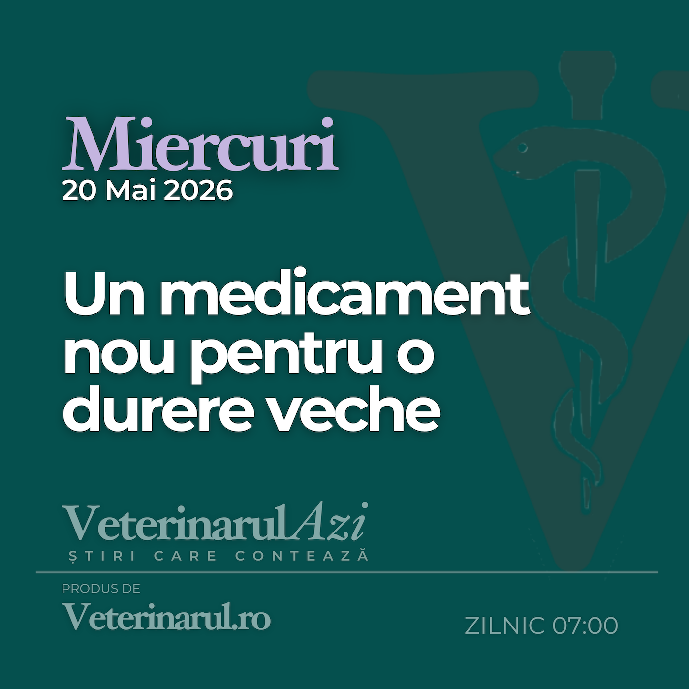 Veterinarul Azi Miercuri 20.05.2026 episode artwork