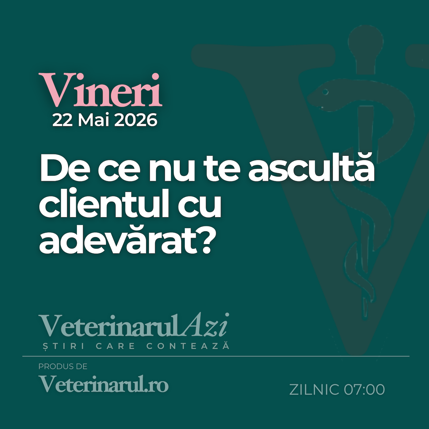 Veterinarul Azi Vineri 22.05.2026 episode artwork