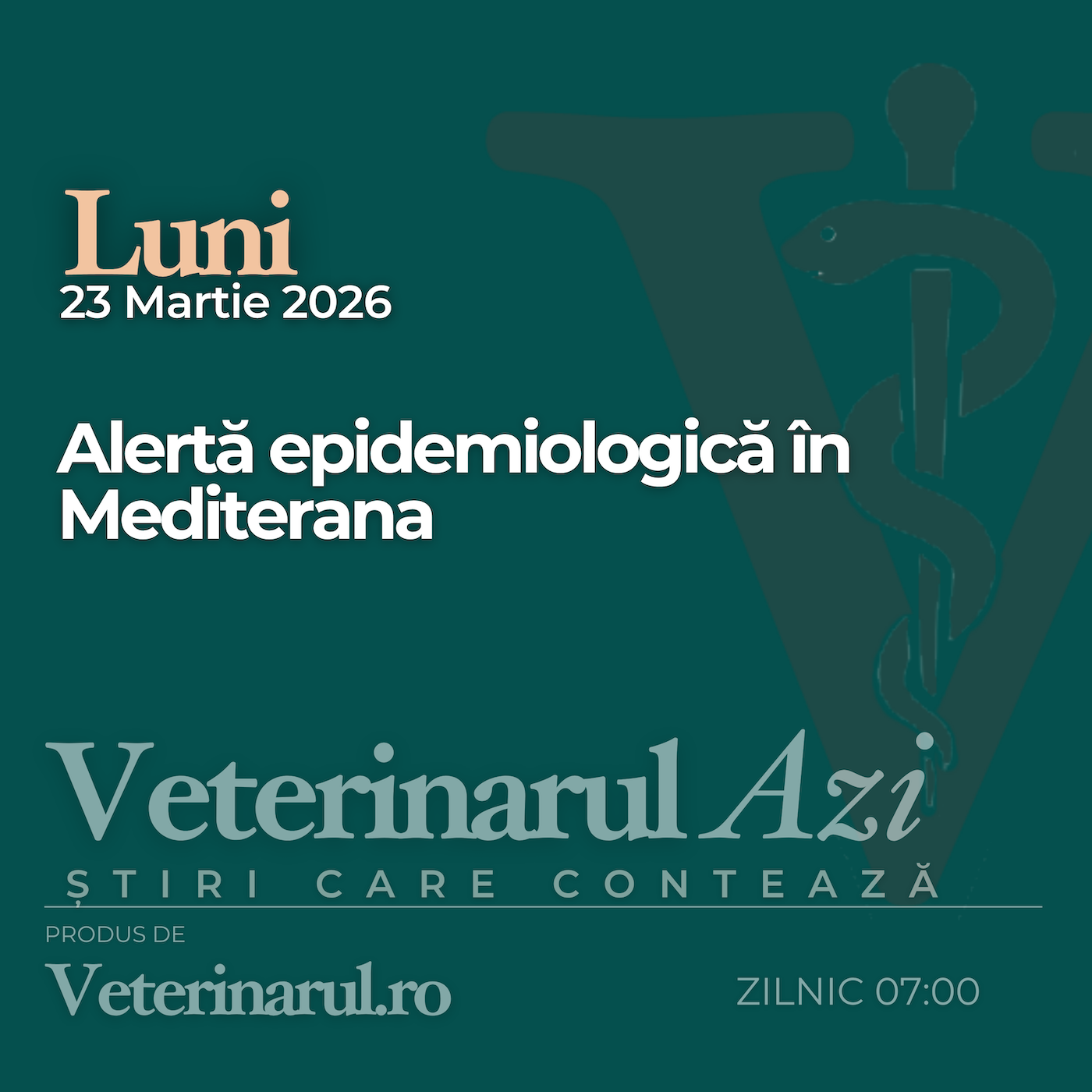 Veterinarul Azi Luni 23.03.2026 episode artwork