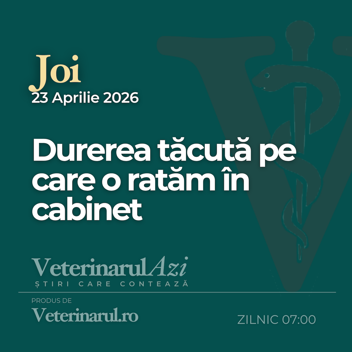 Veterinarul Azi Joi 23.04.2026 episode artwork
