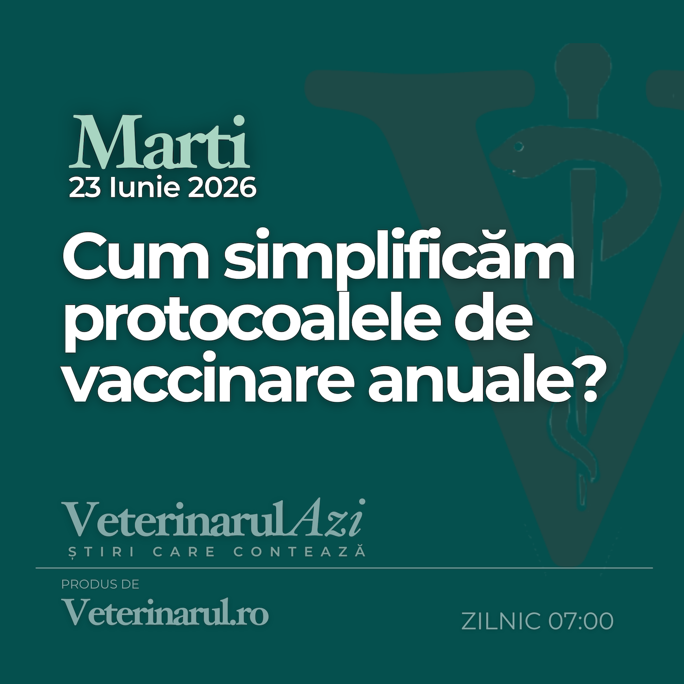 Veterinarul Azi Marti 23.06.2026 episode artwork