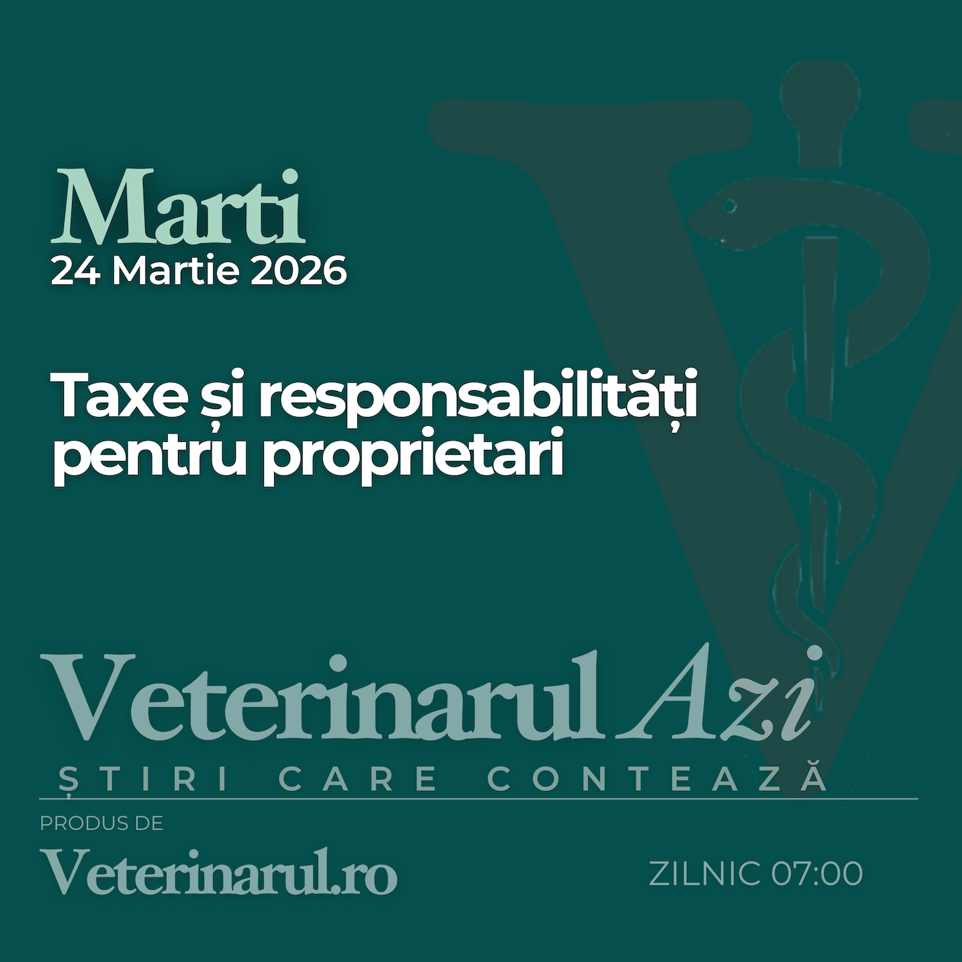 Veterinarul Azi Marti 24.03.2026 episode artwork