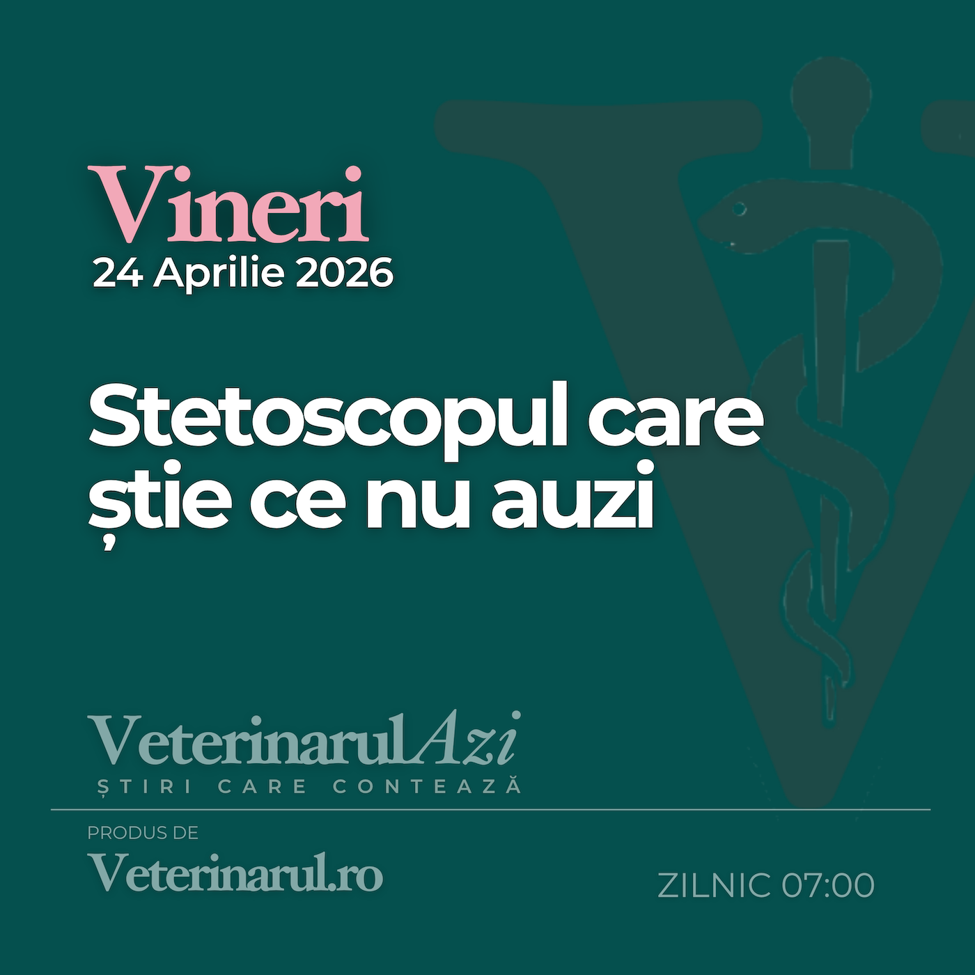 Veterinarul Azi Vineri 24.04.2026 episode artwork