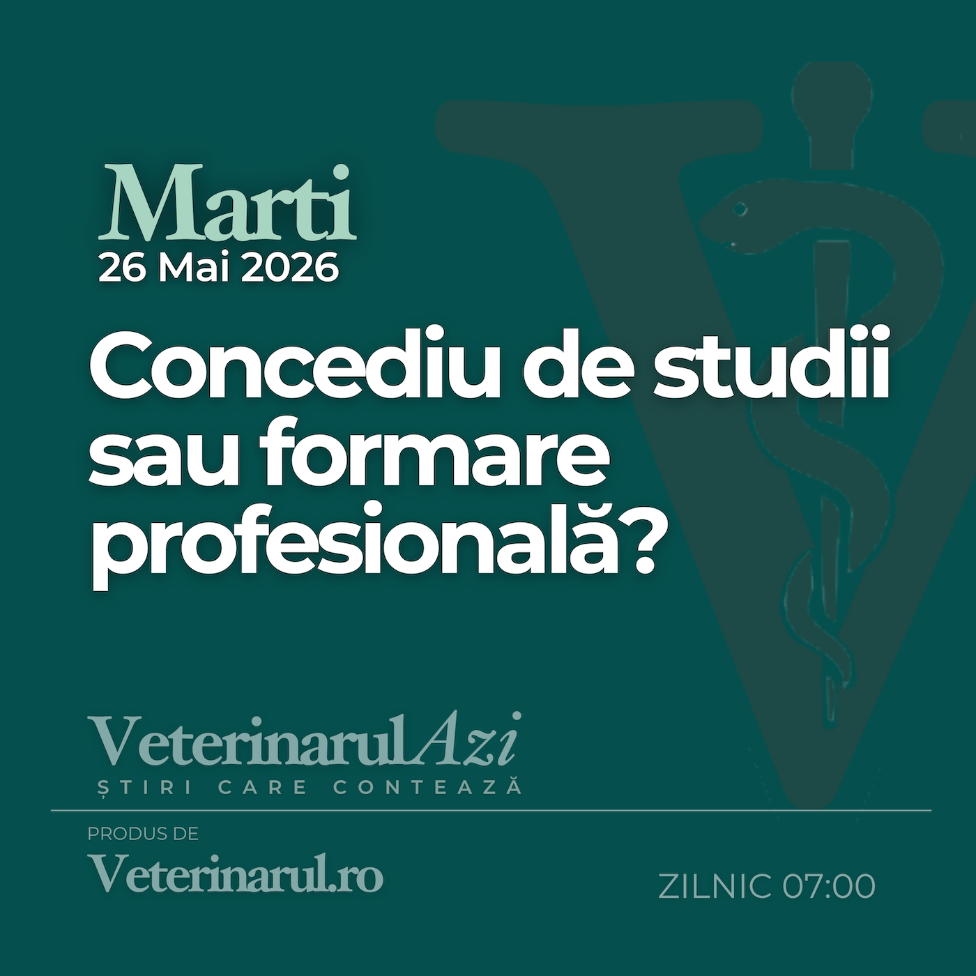 Veterinarul Azi Marti 26.05.2026 episode artwork