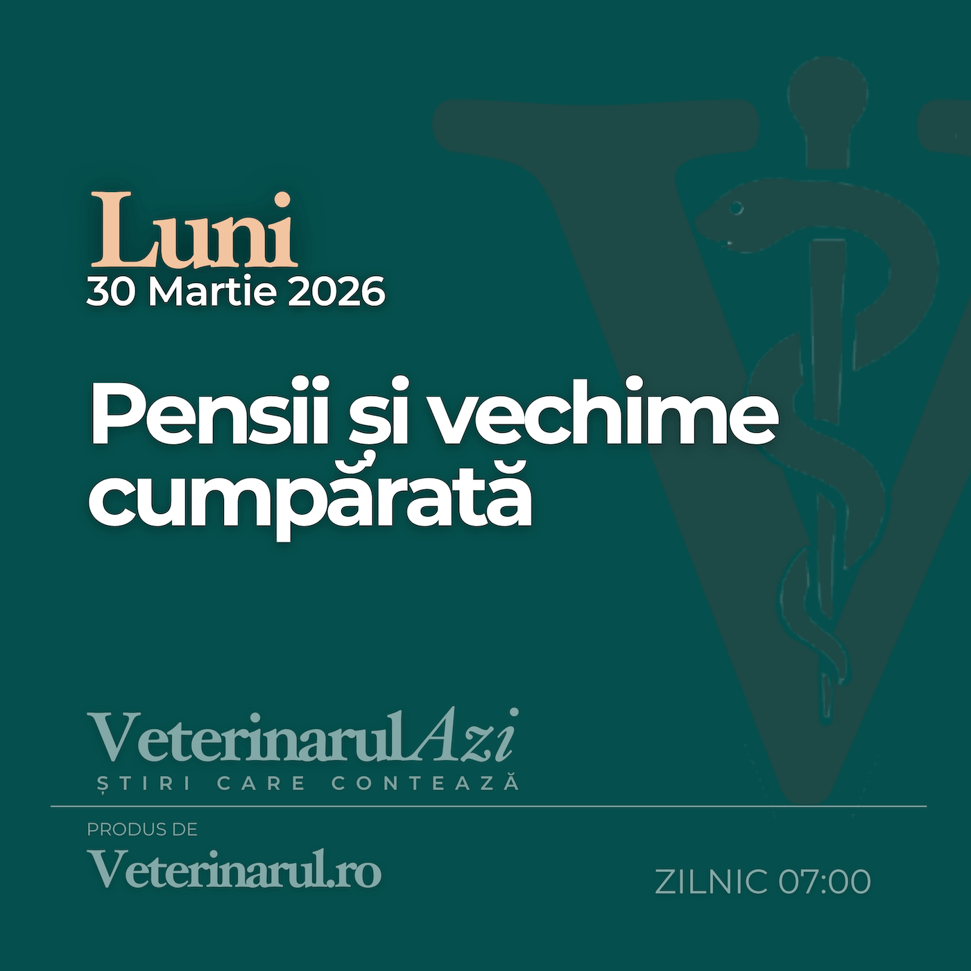Veterinarul Azi Luni 30.03.2026 episode artwork
