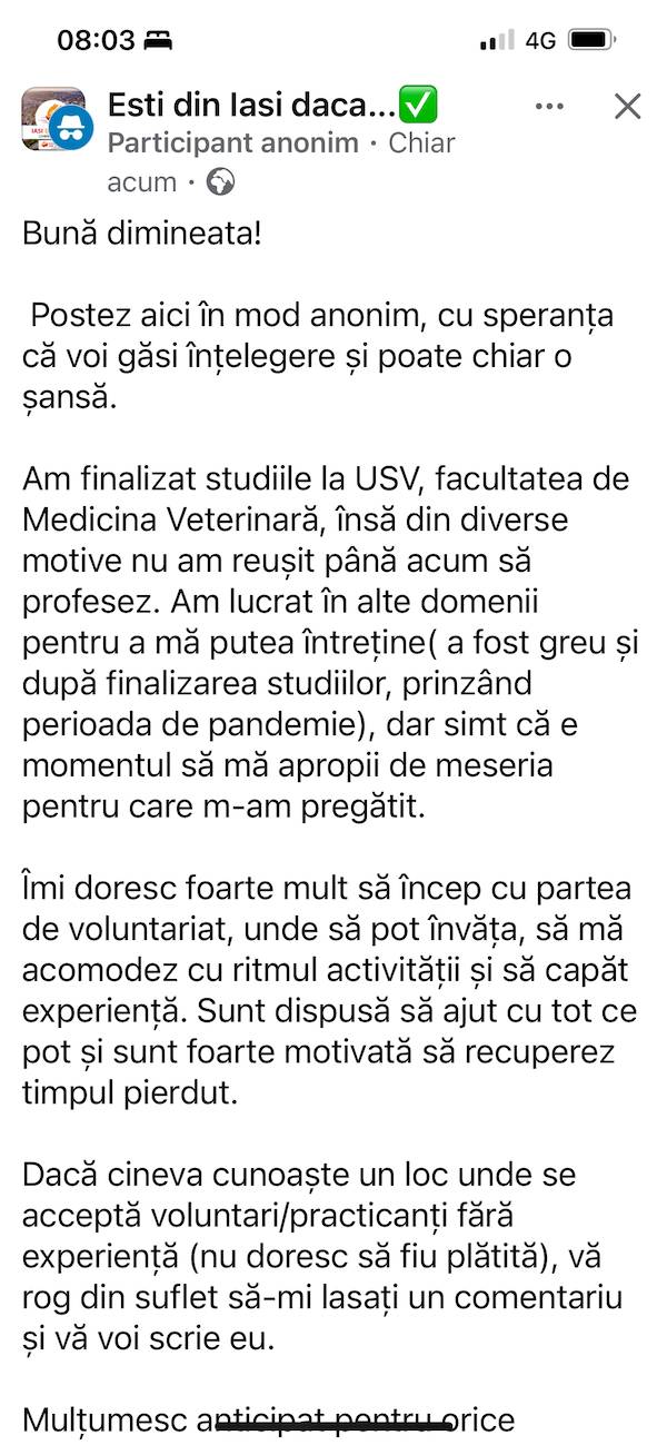 mesaj esti din iasi