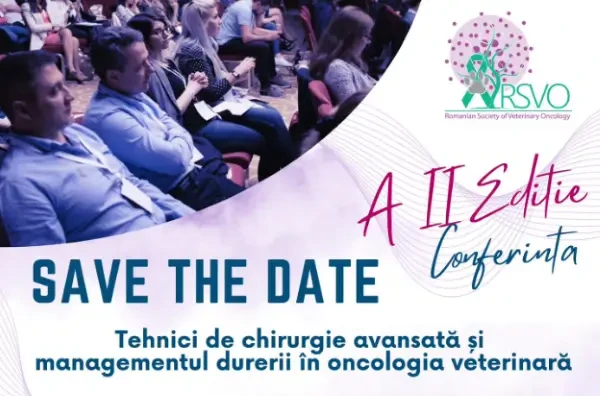 Conferința RSVO 2026, dedicată chirurgiei avansate și managementului durerii în oncologia veterinară
