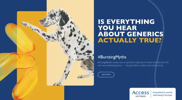 Farmavet Group susține campania europeană de demontare a miturilor despre medicamentele veterinare generice