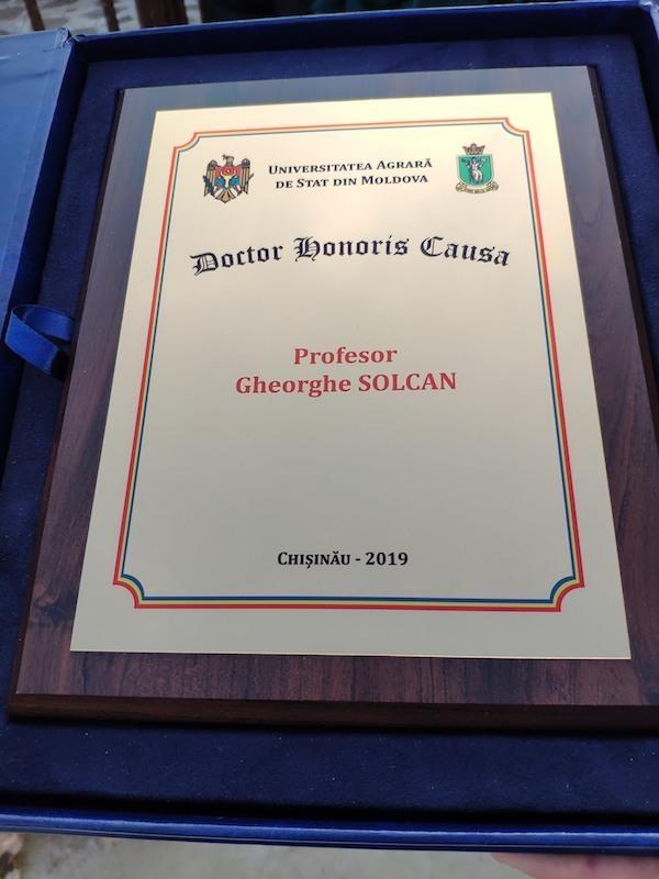 gheorghe solcan doctor honoris causa