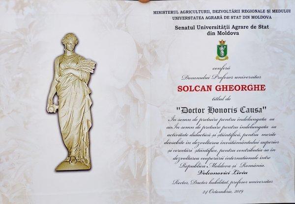 profesor gheorghe solcan usamv iasi