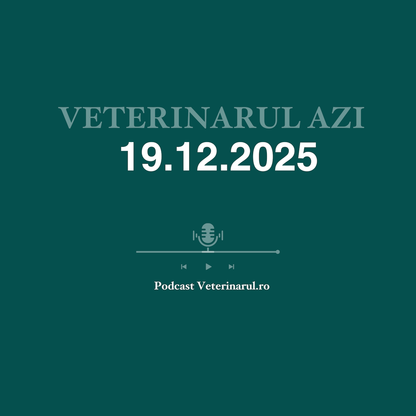Podcastul Veterinarul Azi episode artwork